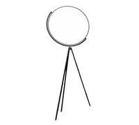 HVSYVVSRL Lampadaire Créatif Design Simple Lampe D'angle Noir Et Blanc De Chevet D'étude Réglable Trépied LED éConomie D'éNergie Haut Rendement(3 Color Light,Black body,Dia 40cm)
