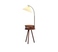 HVSYVVSRL Lampadaire En Bois Moderne Lampes Classiques D'intérieur Support Led Lumières Trépied Créatif Éclairage Au Sol D'angle Debout éConomie D'éNergie Haut Rendement(Cold light,B)