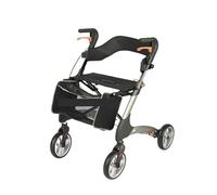 HVSYVVSRL Roue Universelle Pliante Multifonctionnelle, Marcheurs De Mobilité, Fauteuil Roulant Ultraléger For Handicapés Couvercle Silencieux à Fermeture Douce(Gray)