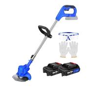 HVSYVVSRL Tondeuse À Gazon Électrique sans Fil 21 V avec 2 Batteries, Sécateur, Outils De Jardin, Taille-haie, Coupe-Bordures LéGer SûR