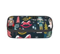 HVTTIOR Trousse à crayons de grande capacité pour femme Motif Casse-noisette Ballet Noël 21 x 5 x 9,4 cm