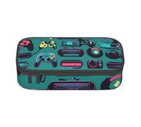 HVTTIOR Trousse à crayons de grande capacité pour femme Motif manette de jeu 21 x 5 x 9,4 cm