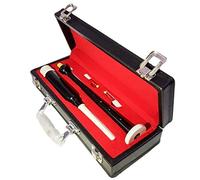 HW Highland écossais Cornemuse Practise chanter en palissandre Ivoire quantités rigide avec boîte noir/blanc