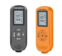 HW300S Jauge d'épaisseur numérique à film sec avec mode de mesure statistique et design portable pour une évaluation précise de l'épaisseur du revêtement n'importe où (orange)