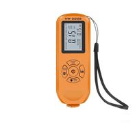 HW300S Jauge d'épaisseur numérique pour film sec avec induction magnétique et modes de mesure statistique pour laboratoire et extérieur (orange)