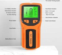 HW430 5 in 1 Stud Detector Wall Scanner Digital Handheld Professional Multifunction Wall Detector Live Wires Cable Metal Finder Scanner