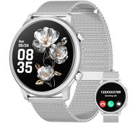 Hwagol Montre Connectée Femme avec Appel Bluetooth,1.39" HD Montre Connectée avec 2 Bracelets avec Moniteur de Sommeil Fréquence Cardiaque Podomètre Fitness Tracker pour Android iOS Cadeau