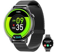 Hwagol Montre intelligente pour homme et femme, 1,39" HD avec appel Bluetooth, 140 modes sportifs, pulsomètre, SpO2, sommeil, pour Android iOS