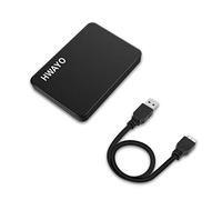 HWAYO Disque dur externe portable ultra fin 2,5" USB 3.0 500 Go | Stockage pour PC, ordinateur de bureau, ordinateur portable, MacBook, Chromebook, Xbox One
