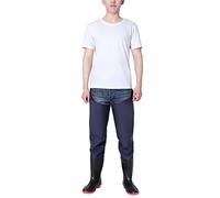 HWBZSZY Cuissardes Réglables en PVC pour Homme Et Femme Bottes en Caoutchouc De Pluie Polyvalentes 100% Imperméables sur Le Genou Pantalon De Pêche Cuissardes De Chasse Antidérapantes,Bleu,47 EU