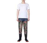 HWBZSZY Cuissardes Réglables en PVC pour Homme Et Femme Bottes en Caoutchouc De Pluie Polyvalentes 100% Imperméables sur Le Genou Pantalon De Pêche Cuissardes De Chasse Antidérapantes,Natural,47 EU