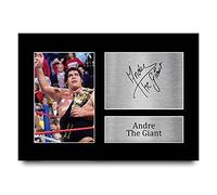 HWC Trading A4 Andre The Giant Cadeaux Imprimés Photo Autographe Signée pour les Fans de lutte - A4