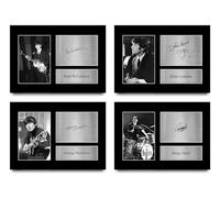 HWC Trading A4 Beatles Collection of All 4 Cadeaux Imprimé Signé Autographe Photo pour les fans de musique - A4