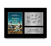 HWC Trading A4 Breaking Bad Cast Bryan Cranston, Aaron Paul Cadeaux Imprimé Signé Autographe Photo pour les fans de télévision - A4