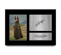HWC Trading A4 Caitriona Balfe Outlander Cadeaux Imprimé Signé Autographe Photo pour les fans d’émissions de télévision - A4