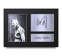 HWC Trading A4 Corey Taylor Slipknot Cadeaux Imprimé Signé Autographe Photo pour les fans de musique - A4