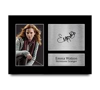 HWC Trading A4 Emma Watson Hermione Granger Cadeaux Imprimé Signé Autographe Photo pour les fans de cinéma - A4
