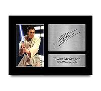 HWC Trading A4 Ewan McGregor Star Wars Obi-Wan Kenobi Cadeaux Imprimé Signé Autographe Photo pour les fans de cinéma - A4