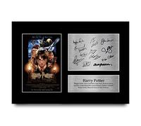 HWC Trading A4 Harry Potter Cast Daniel Radcliffe, Emma Watson Cadeaux Imprimé Signé Autographe Photo pour les fans de cinéma - A4