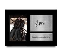 HWC Trading A4 Isaac Hempstead Wright Game of Thrones Bran Stark Three Eyed Raven Cadeaux Imprimé Signé Autographe Photo pour les fans d’émissions de télévision - A4