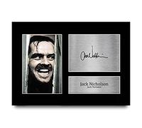 HWC Trading A4 Jack Nicholson The Shining Cadeaux Imprimé Signé Autographe Photo pour les fans de cinéma - A4