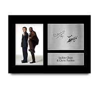HWC Trading A4 Jackie Chan Chris Tucker Rush Hour Cadeaux Imprimé Signé Autographe Photo pour les fans de cinéma - A4