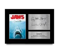 HWC Trading A4 Jaws Cadeaux Imprimé Signé Autographe Photo pour les fans de cinéma - A4