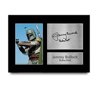 HWC Trading A4 Jeremy Bulloch Star Wars Boba Fett Cadeaux Imprimé Signé Autographe Photo pour les fans de cinéma - A4
