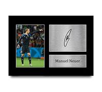 HWC Trading A4 Manuel Neuer Germany Cadeaux imprimés photo autographe signée pour les fans de football et les supporters - A4
