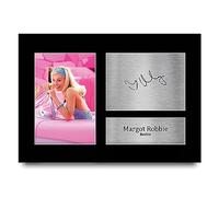 HWC Trading A4 Margot Robbie Barbie Cadeaux Imprimé Signé Autographe Photo pour les fans de cinéma - A4