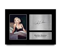 HWC Trading A4 Marilyn Monroe Some Like It Hot Cadeaux Imprimé Signé Autographe Photo pour les fans de cinéma - A4