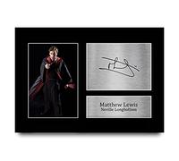 HWC Trading A4 Matthew Lewis Harry Potter Neville Longbottom Cadeaux Imprimé Signé Autographe Photo pour les fans de cinéma - A4