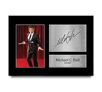 HWC Trading A4 Michael C Hall Dexter Cadeaux Imprimé Signé Autographe Photo pour les fans d’émissions de télévision - A4