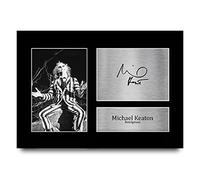 HWC Trading A4 Michael Keaton Beetlejuice Cadeaux Imprimé Signé Autographe Photo pour les fans de cinéma - A4