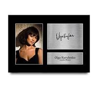 HWC Trading A4 Olga Kurylenko James Bond Quantum of Solace Cadeaux Imprimé Signé Autographe Photo pour les fans de cinéma - A4