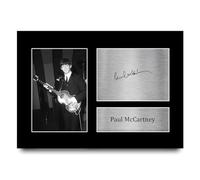 HWC Trading A4 Paul McCartney The Beatles Cadeaux Imprimé Signé Autographe Photo pour les fans de musique - A4