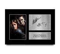 HWC Trading A4 Robert Pattinson & Kristen Stewart Twilight Cadeaux Imprimé Signé Autographe Photo pour les fans de cinéma - A4