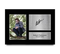 HWC Trading A4 Robert Pattinson Twilight Cadeaux Imprimé Signé Autographe Photo pour les fans de cinéma - A4