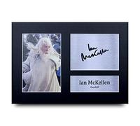 HWC Trading A4 Sir Ian McKellen Lord of the rings Gandalf Cadeaux Imprimé Signé Autographe Photo pour les fans de cinéma - A4