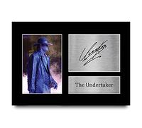 HWC Trading A4 The Undertaker Cadeaux Imprimés Photo Autographe Signée pour les Fans de lutte - A4