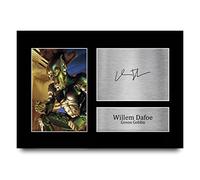 HWC Trading A4 Willem Dafoe Spider-Man Green Goblin Cadeaux Imprimé Signé Autographe Photo pour les fans de cinéma - A4