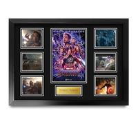 HWC Trading Avengers Endgame Robert Downey Jr Cadeaux imprimés autographes signés, Montage d'affichage de présentation pour les fans de cinéma - A2 Encadré