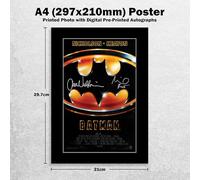 HWC Trading Batman Cadeaux imprimés affiche photo autographe signée pour les fans de cinéma (ID-002840) - A4 Impression Uniquement