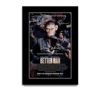 HWC Trading Better Man Cadeaux imprimés affiche photo autographe signée pour les fans de cinéma (ID-002858) - A4 Impression Uniquement