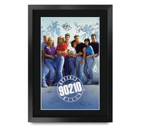 HWC Trading Beverly Hills 90210 (1990) Jason Priestley Cadeaux Imprimé Affiche autographe signée pour les fans de télévision - A3 Encadré