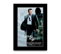 HWC Trading Casino Royale Cadeaux imprimés affiche photo autographe signée pour les fans de cinéma (ID-003296) - A4 Impression Uniquement
