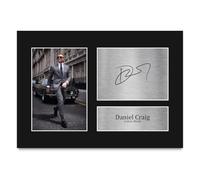 HWC Trading Daniel Craig No Time to Die James Bond Photo Dedicace Imprimee Cadeau Fans Cinema - A4 (ID-012599)
