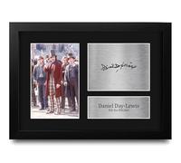 HWC Trading Daniel Day-Lewis Gangs of New York Bill the Butcher Cadeaux Imprimé Signé Autographe Photo pour les fans de cinéma - A4 Encadré