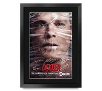 HWC Trading Dexter Michael C Hall Cadeaux Imprimé Signé Autographe Photo pour les fans de télévision - A3 Encadré