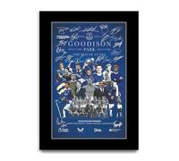 HWC Trading Everton Last Game at Goodison Park Programme Poster 2025 Affiche autographe signée de souvenirs imprimés pour les fans de football et les supporters (ID-003077) - A4 Impression Uniquement